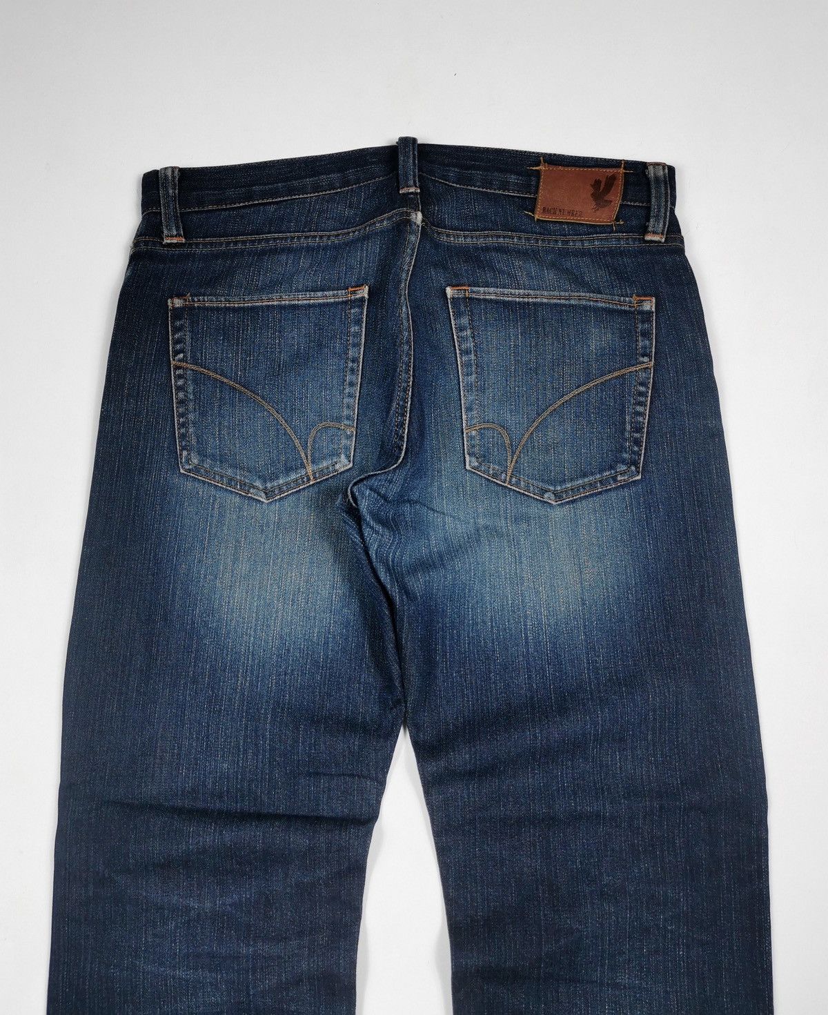 Japanese Brand Selvedge Back Number Japan Tight Straight Ankle Jeans Size US 34 / EU 50 - 7 Thumbnail