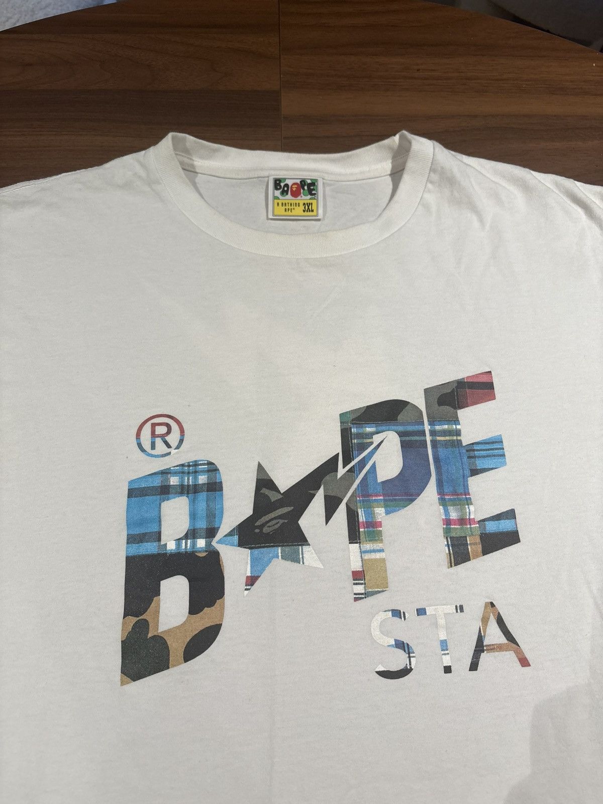 Bape Bapsta patch work logo tee size xxl (tagged 3xl) Size US XXL / EU 58 / 5 - 1 Thumbnail