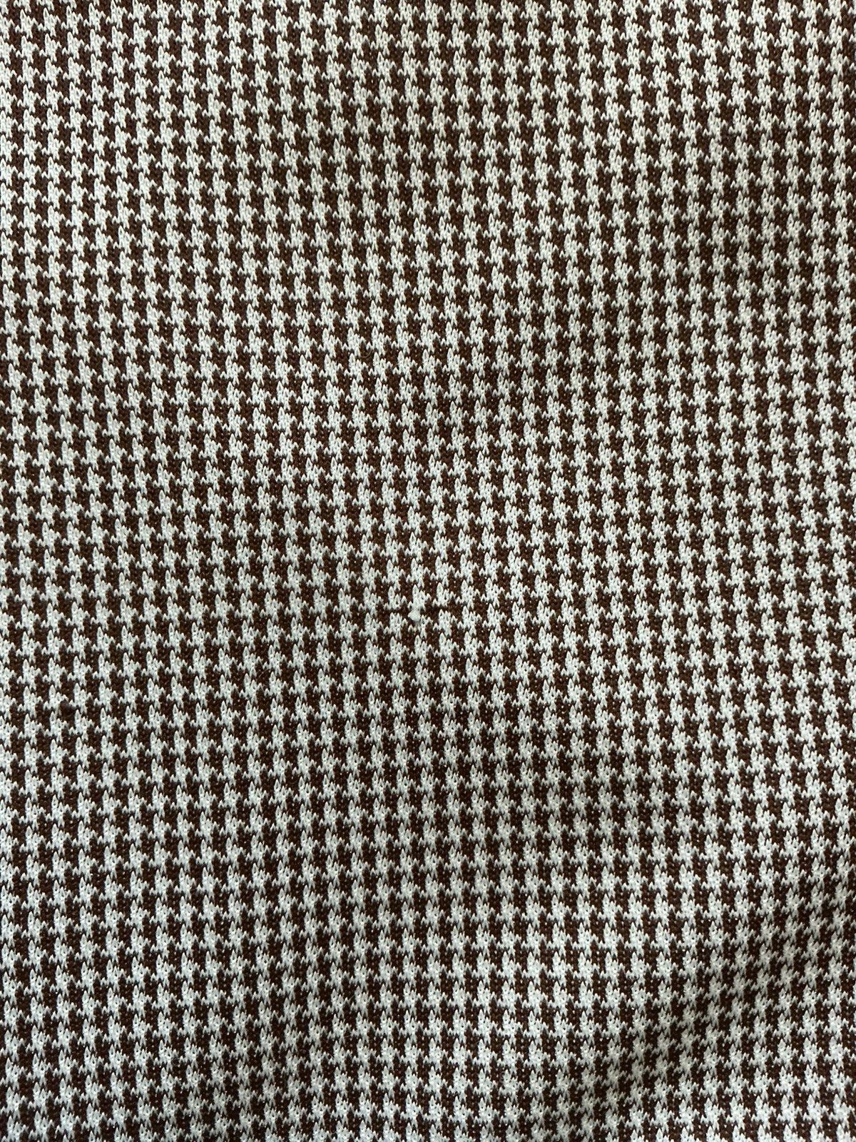 Vintage Vintage 70s Houndstooth Talon Polyester Disco Flare Pants Size US 34 / EU 50 - 9 Thumbnail