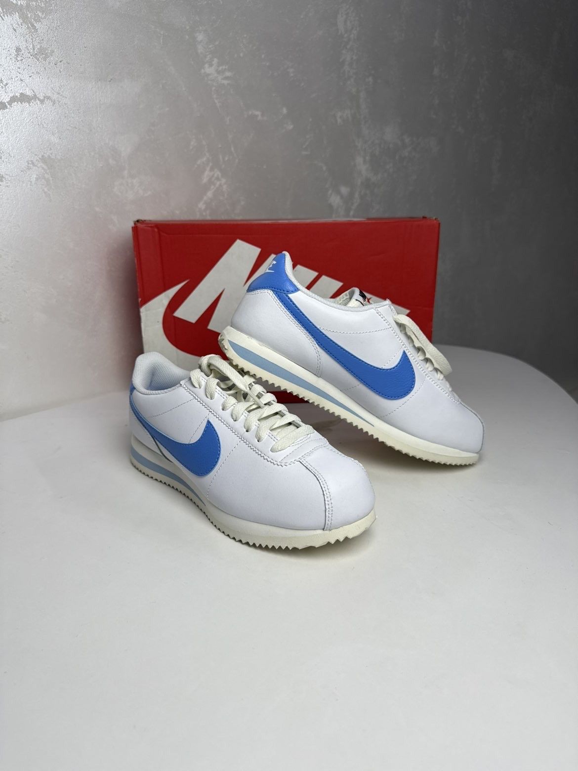 Nike White and blue nike cortez dn1791-102 retro vibe y2k style Size US 8 / IT 38 - 7 Thumbnail