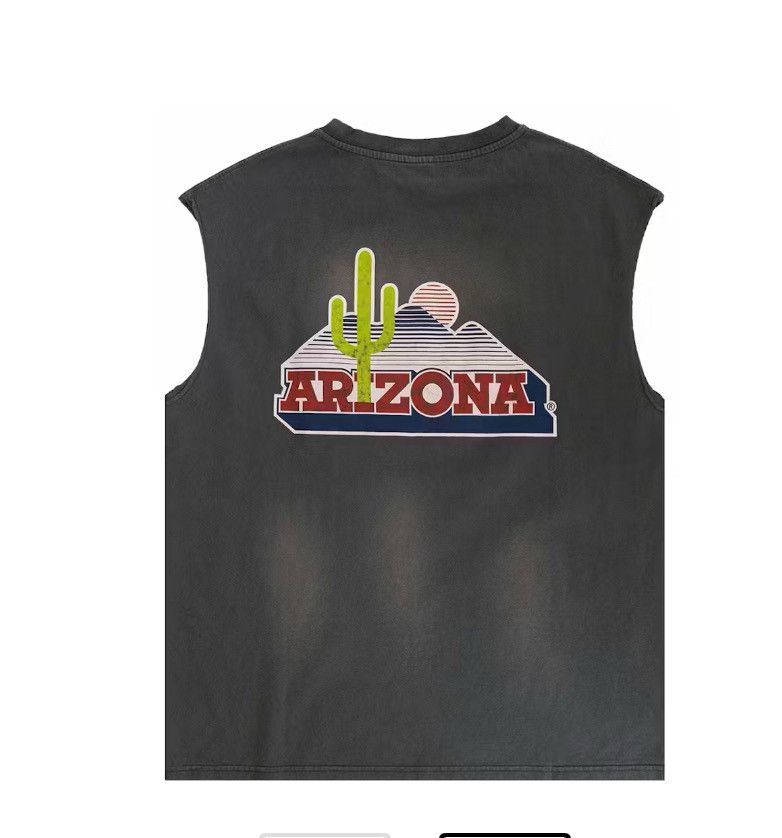 Eric Emanuel Eric Emanuel EE washed grey Arizona Wildcats cutoff shirt Size US L / EU 52-54 / 3 - 2 Thumbnail