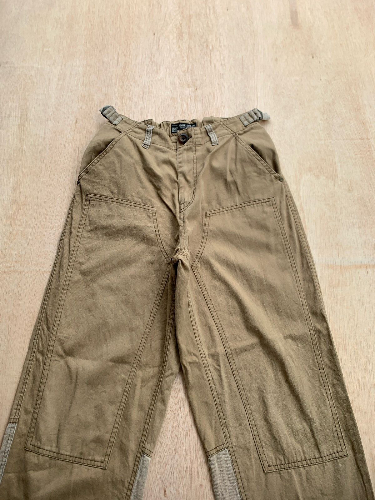 Japanese Brand × Sugar Cane Japanese Cube Sugar Double Knee Pants Size US 30 / EU 46 - 4 Thumbnail