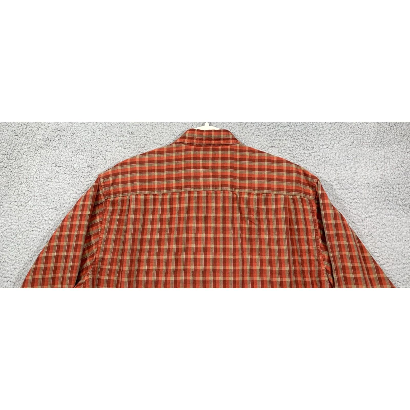 Logo 7 Columbia Mens Long Sleeve Shirt Size Medium Red Brown Tan Plaid Logo Button-Up Shirt Mens Regular Fit Size US M / EU 48-50 / 2 - 5 Thumbnail