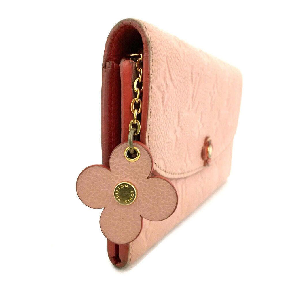 Louis Vuitton Louis Vuitton Empreinte Bloom Flower Emilie Wallet Pink Size ONE SIZE - 3 Thumbnail