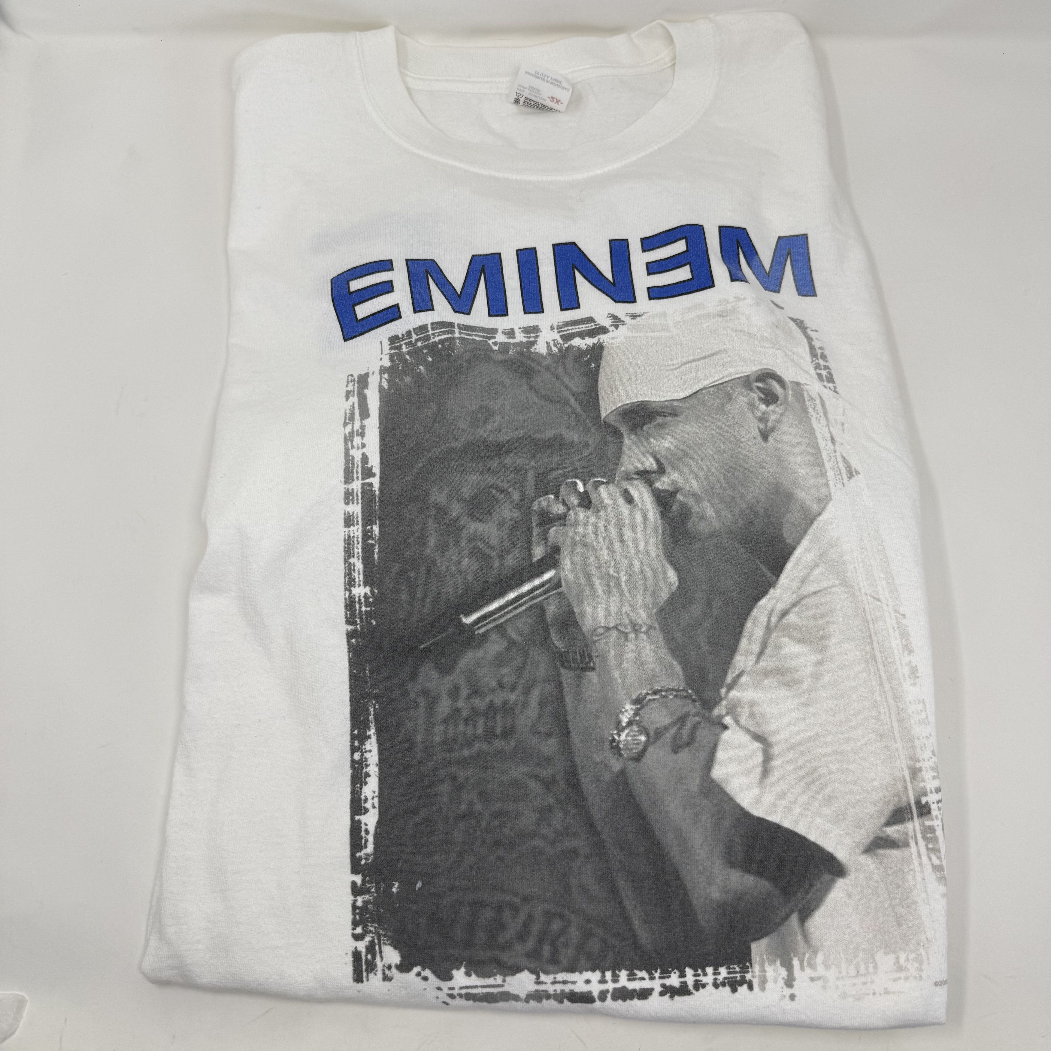 Anvil Vintage Eminem Sz 2X Concert T-shirt 2003 Shirt Short Sleeve Size US XXL / EU 58 / 5 - 6 Thumbnail