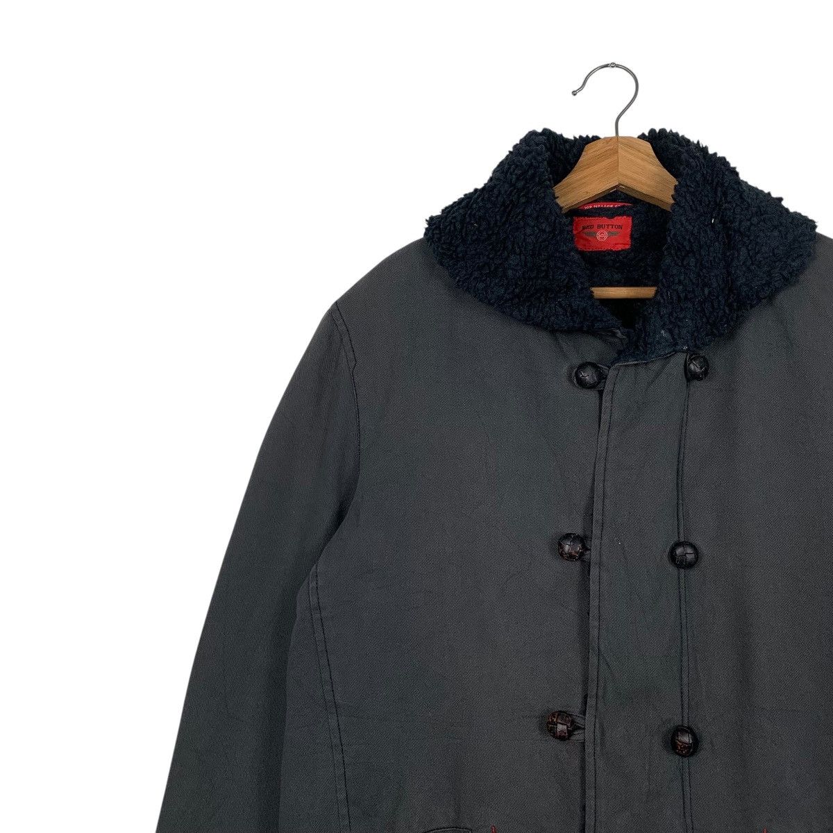 Japanese Brand Japanese Brand Red Button Double Breasted Jacket Size US M / EU 48-50 / 2 - 6 Thumbnail
