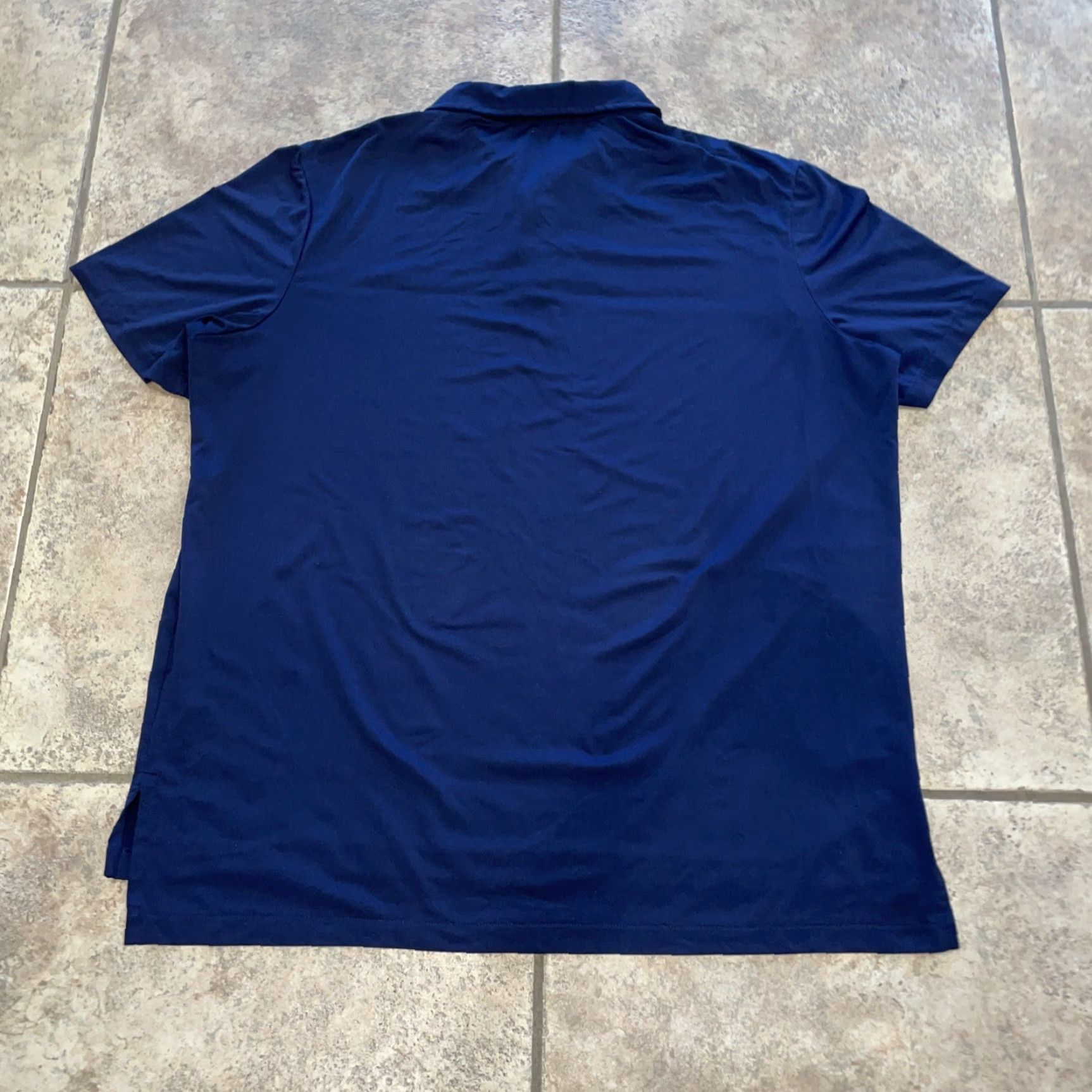 Polo Ralph Lauren Polo Ralph Lauren Performance Button-Up Shirt Mens XL Blue Short Sleeve Half Button-Down Shirt Size US XL / EU 56 / 4 - 5 Thumbnail