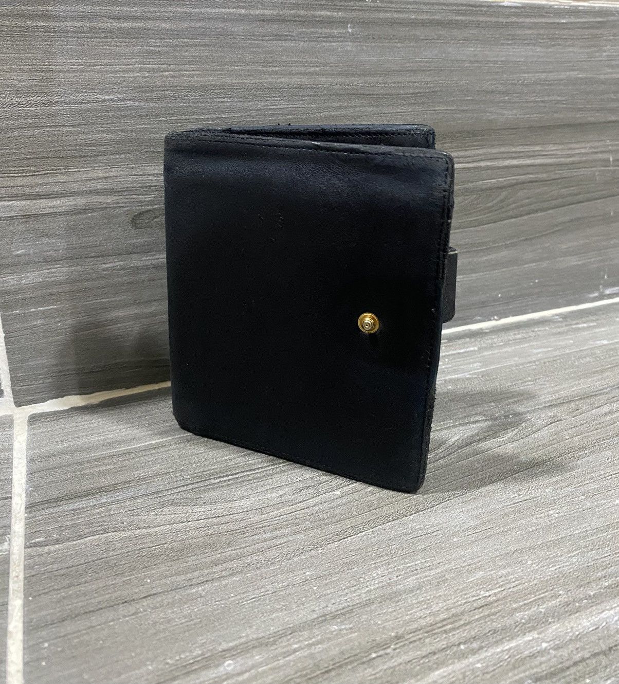 Chanel Chanel Black Leather CC Bifold Wallet Size ONE SIZE - 3 Thumbnail