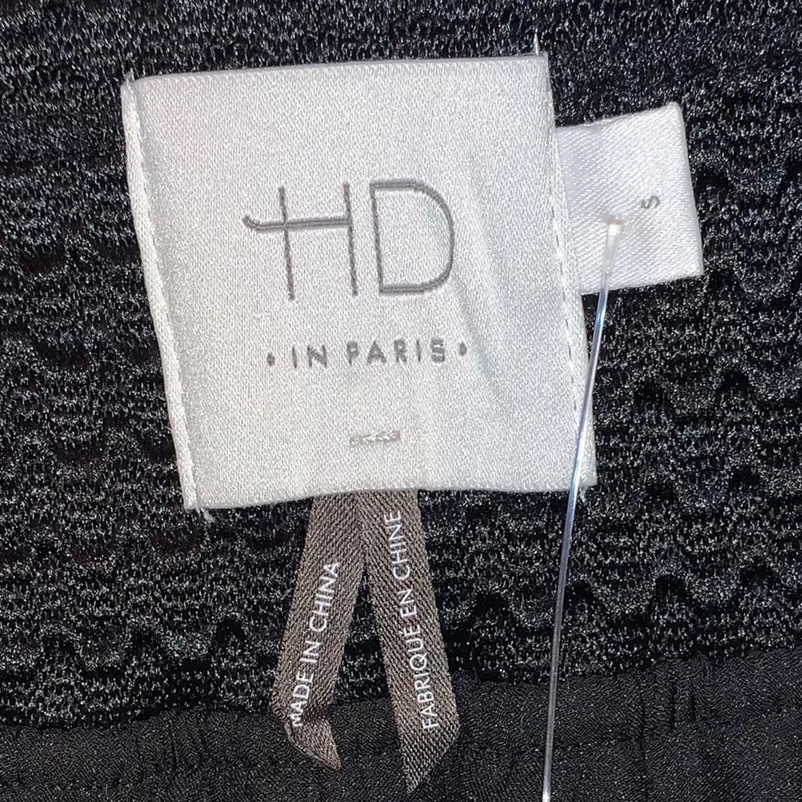 Anthropologie NWT HD in Paris Black & White Lace Bubble Skirt Size 26" / US 2 / IT 38 - 6 Thumbnail