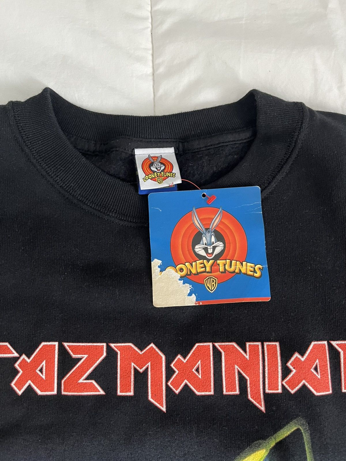 Other Vintage 90s Looney Tunes Tazmanian Devil SweatshirtDeadstock Size US L / EU 52-54 / 3 - 4 Thumbnail