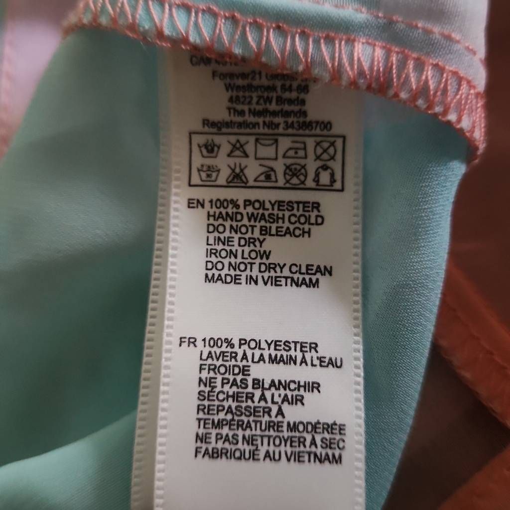 Forever 21 Forever 21 Women's Size Medium Pink Blue Sheer Button Down L Size M / US 6-8 / IT 42-44 - 5 Thumbnail