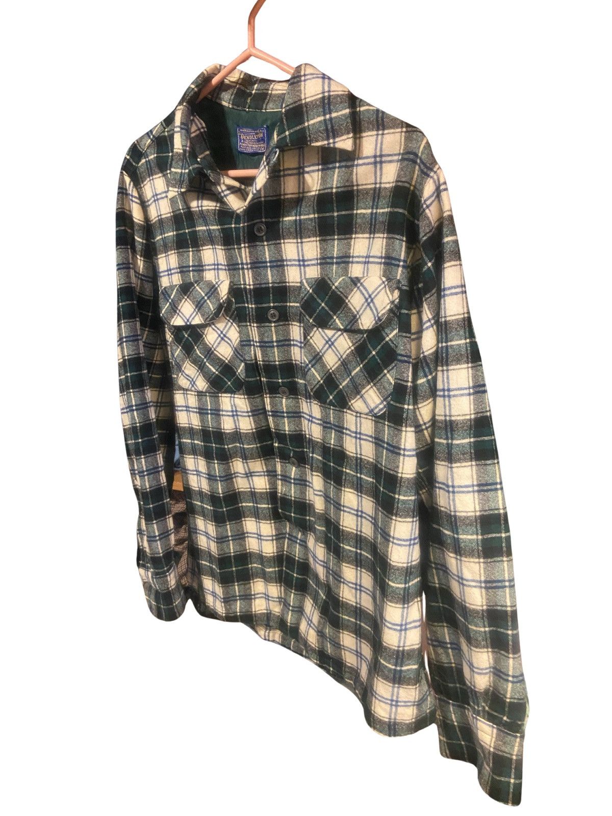 Pendleton Vintage Pendleton Fine Wool Plaid Flannel Size US M / EU 48-50 / 2 - 2 Thumbnail