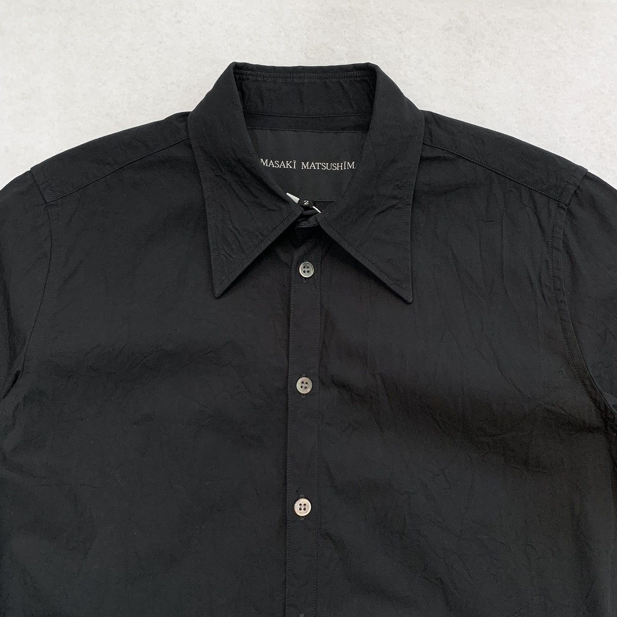 Masaki Matsushima 1990s Masaki Matsushima Structured Short Sleeve Size US M / EU 48-50 / 2 - 2 Thumbnail