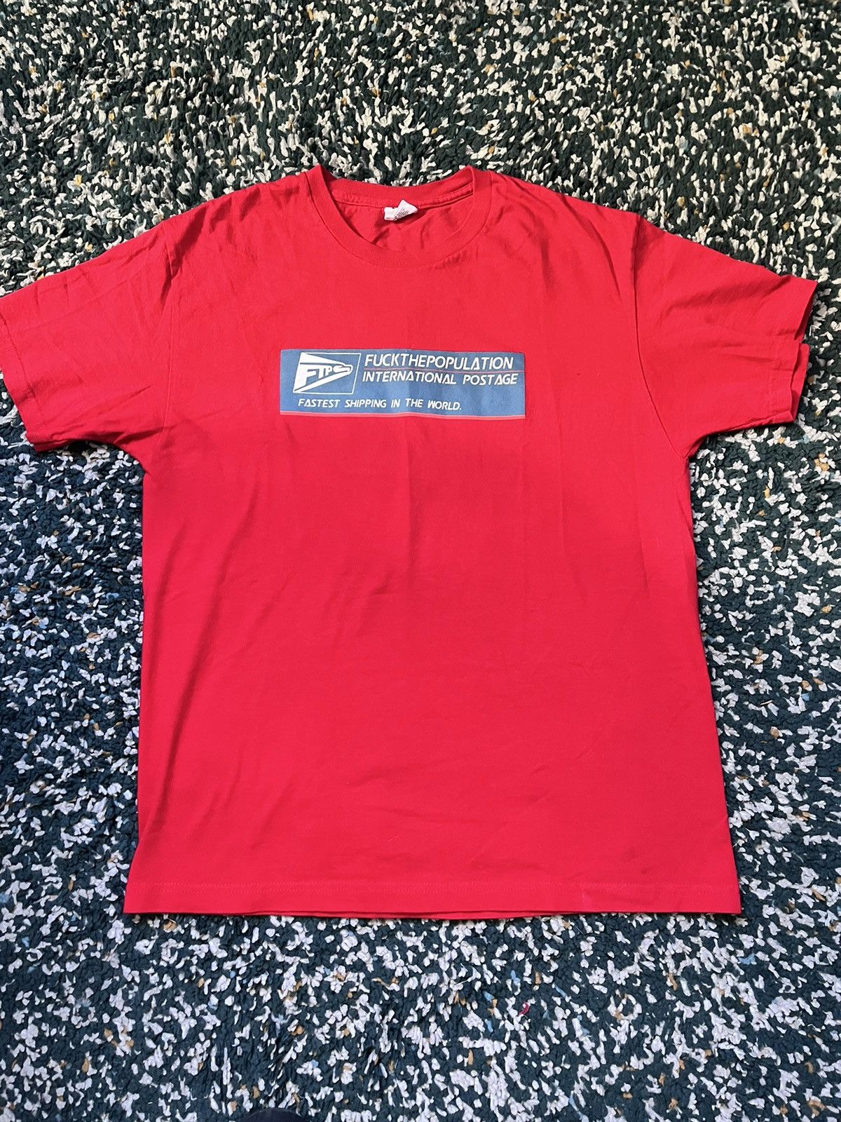 Fuck The Population × G59 Records FTP International Postage Tee Size US L / EU 52-54 / 3 - 6 Thumbnail
