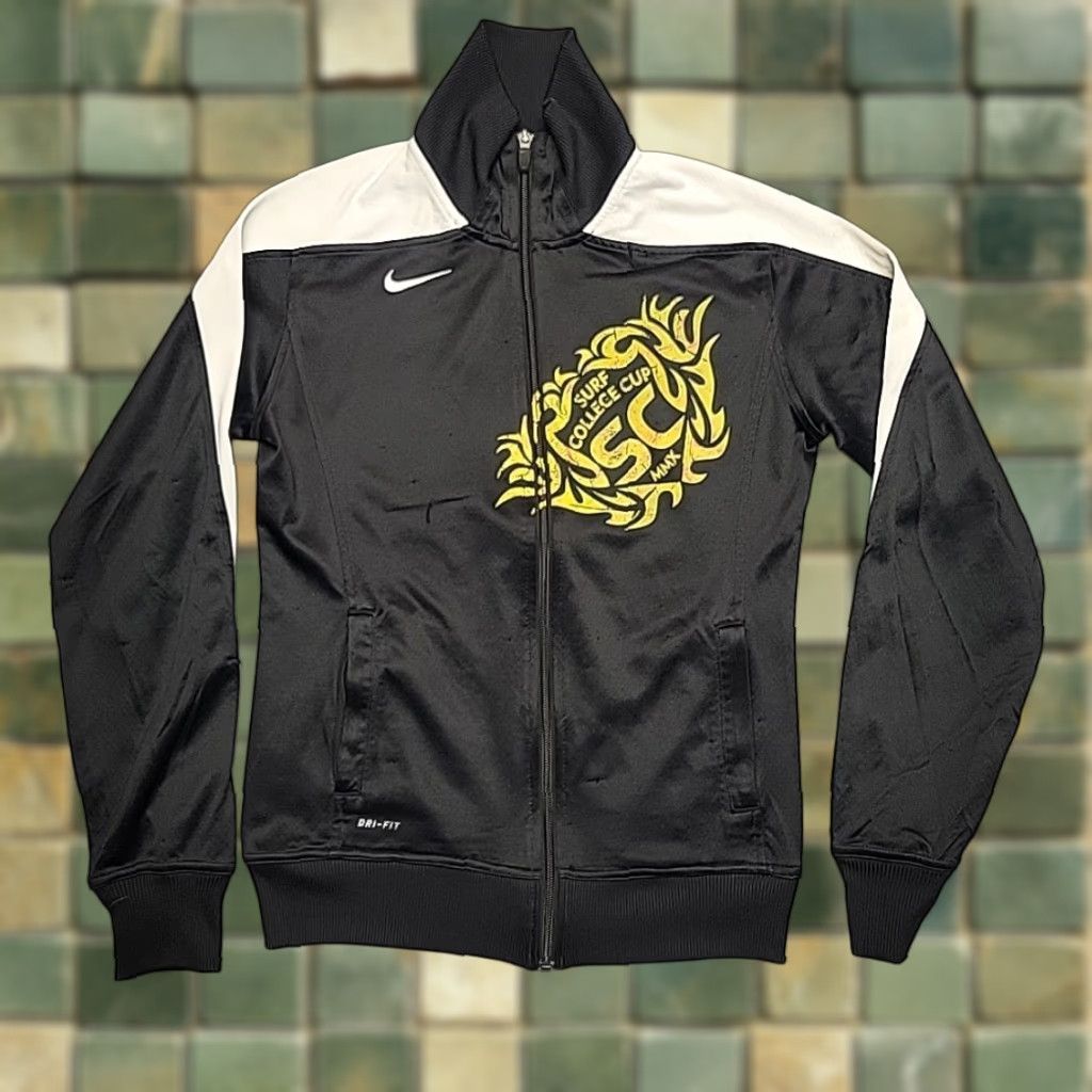 Nike Nike Jacket Womens S Blac Surf College Cup MMX Full Zip Dri Fit Track Size S / US 4 / IT 40 - 1 Thumbnail