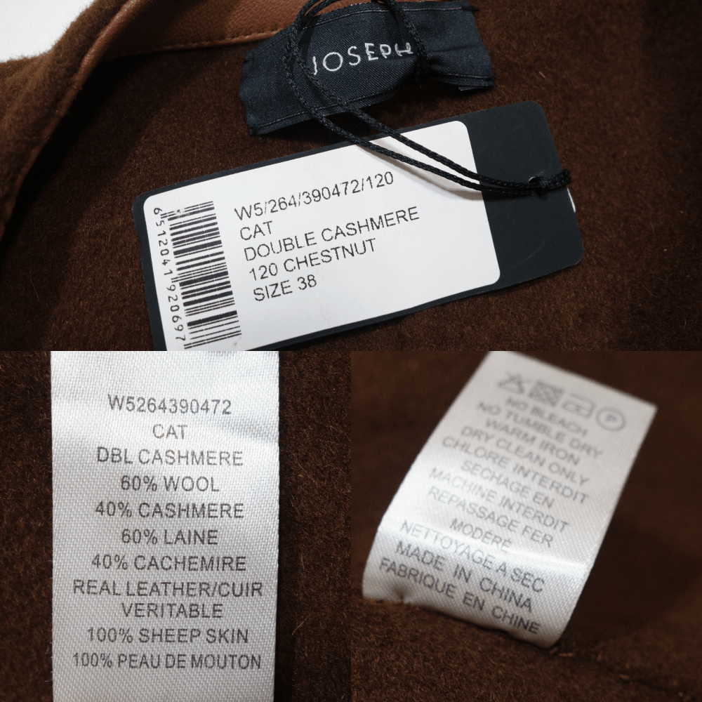 Joseph Double Cashmere Chestnut Poncho Size XS / US 0-2 / IT 36-38 - 6 Thumbnail