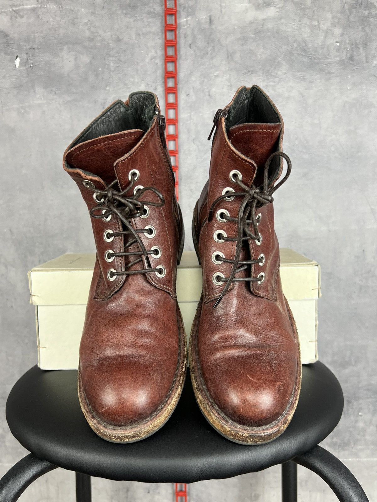 MoMA MOMA Leather Ankle Boots EU 38 Women / Unisex Brown Size US 8 / IT 38 - 15 Thumbnail