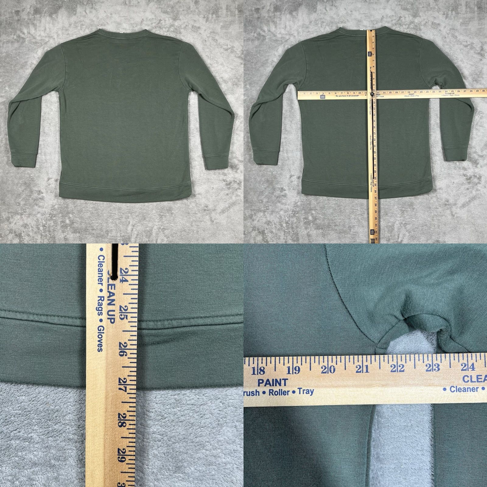 Orvis Orvis Classic Collection Men’s Small Olive Green Crewneck Pullover Long Sleeve Shirt Size US S / EU 44-46 / 1 - 8 Thumbnail