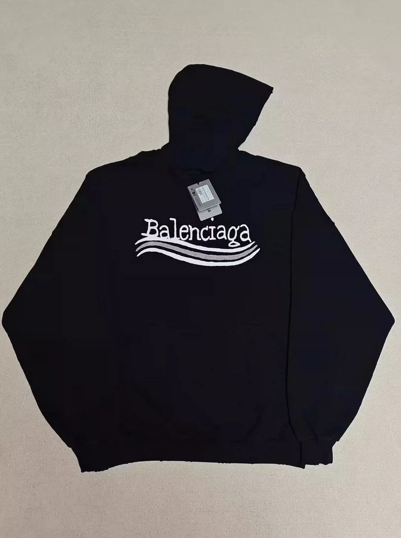 Balenciaga Balenciaga 23FW Coke Wave Hoodie - dmc Size US M / EU 48-50 / 2 - 1 Thumbnail