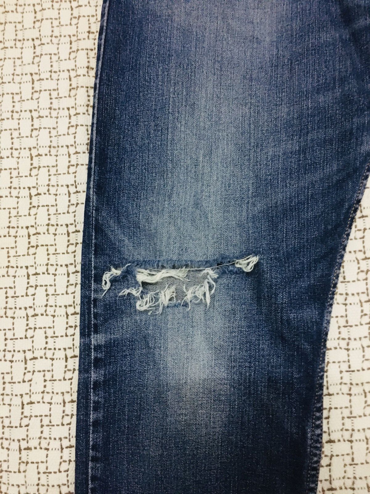 Levi's A06 Levis Lot 512 Distressed Denim Size US 33 - 4 Thumbnail