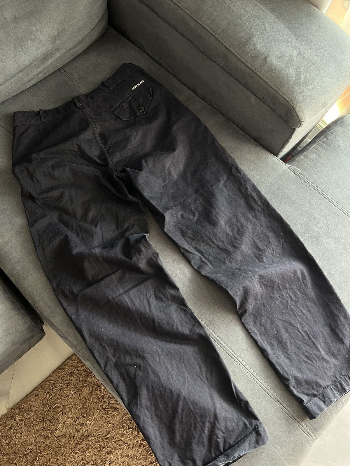 Stone Island × Vintage Stone island casual pants Size US 31 - 2 Thumbnail