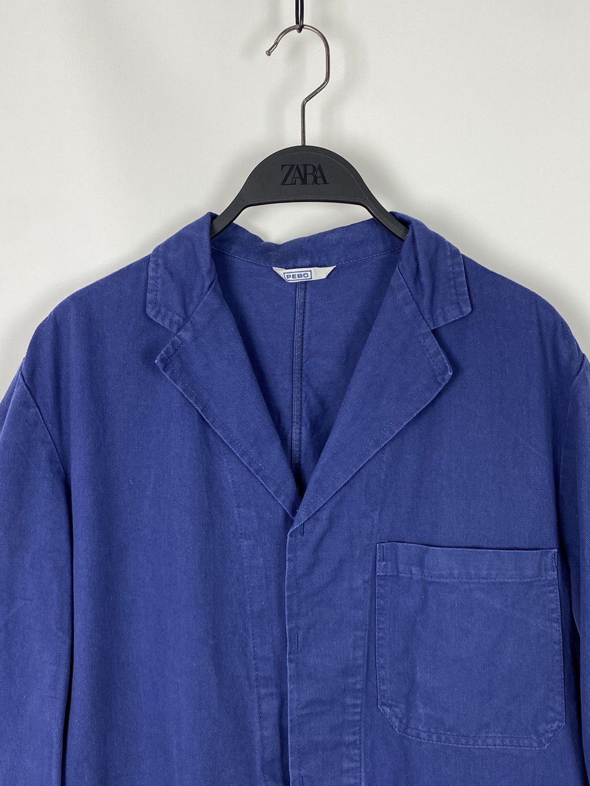 Vintage 1970’s Vintage German Pebo Cotton Shop Coat Size US M / EU 48-50 / 2 - 2 Thumbnail