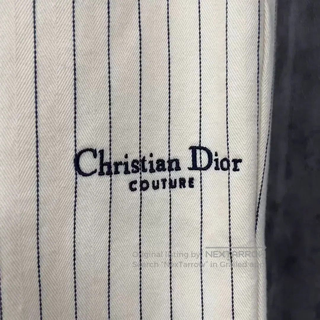 Dior Dior Embroidered Logo Striped Jeans. Size US 34 / EU 50 - 2 Thumbnail