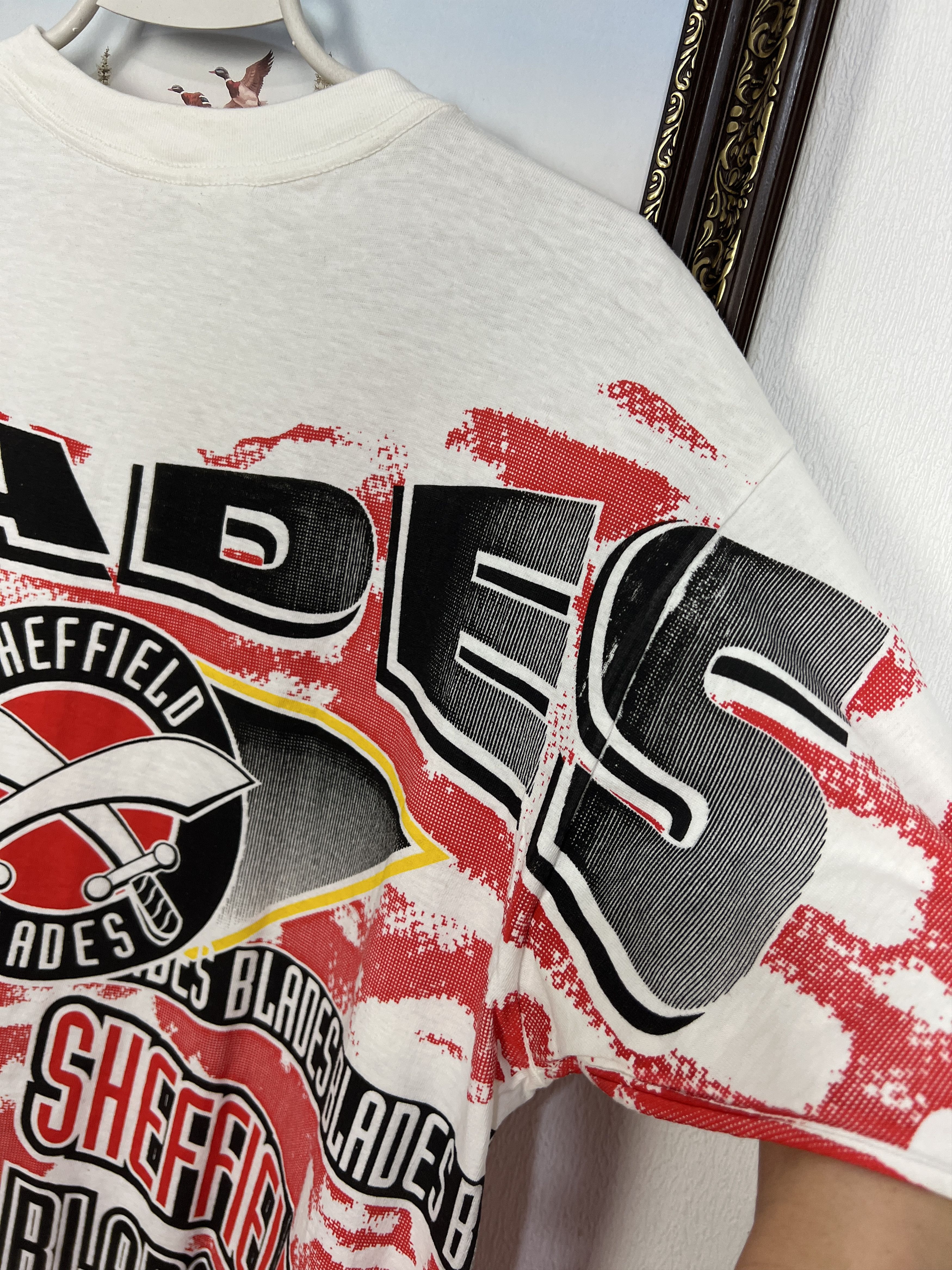 Vintage Sheffield United The Blades Football Shirt Over Print Jersey Size US XL / EU 56 / 4 - 9 Thumbnail