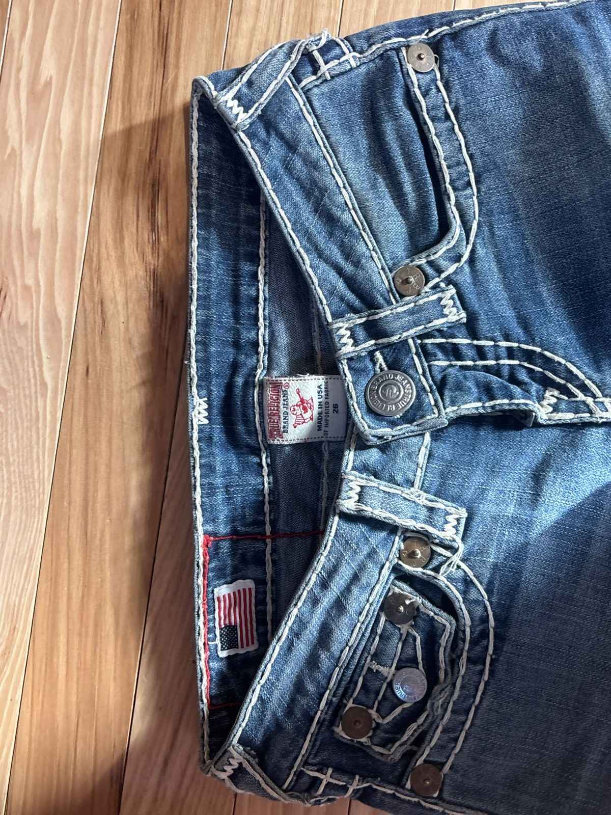 True Religion TRUE RELIGION Y2K LOW-RISE BOOTCUT Size 26" / US 2 / IT 38 - 3 Thumbnail