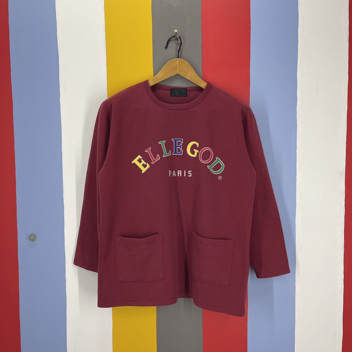 Other ELLE GOD Crew Neck Sweatshirt #1954/12 Size M / US 6-8 / IT 42-44 - 1 Thumbnail