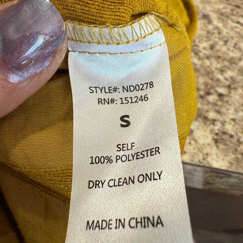 Other Brass & roe by CTs size, small yellow, long sleeve dress Size S / US 4 / IT 40 - 5 Thumbnail