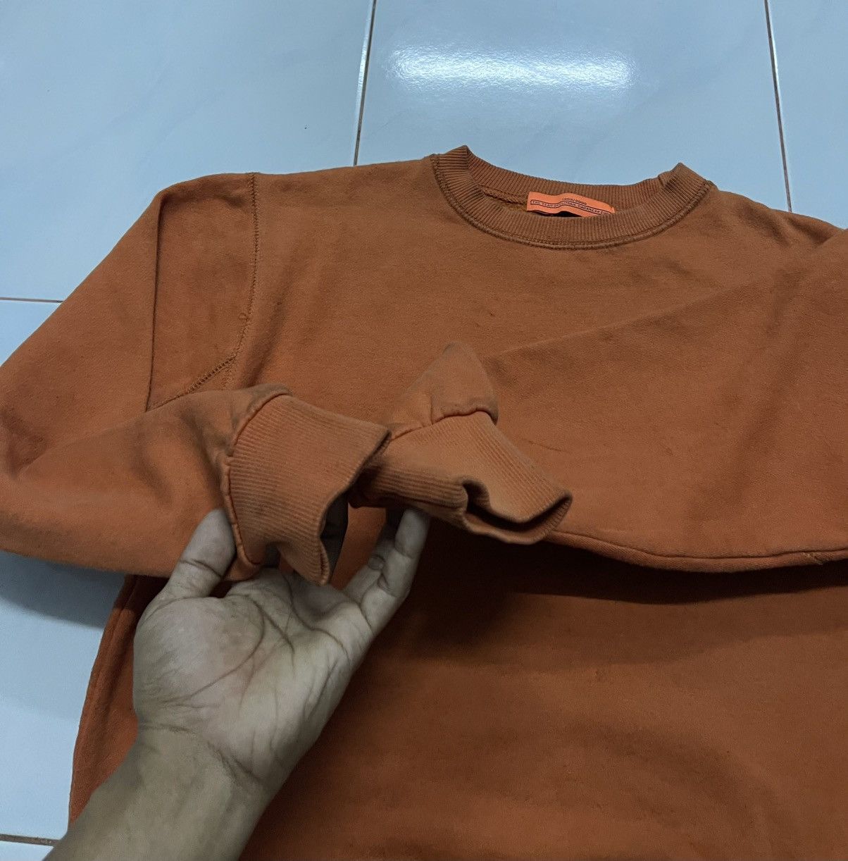 CABANE de ZUCCa × Issey Miyake × Japanese Brand A/W 1999/2000 ISSEY MIYAKE CREWNECK RARE Size US M / EU 48-50 / 2 - 8 Thumbnail
