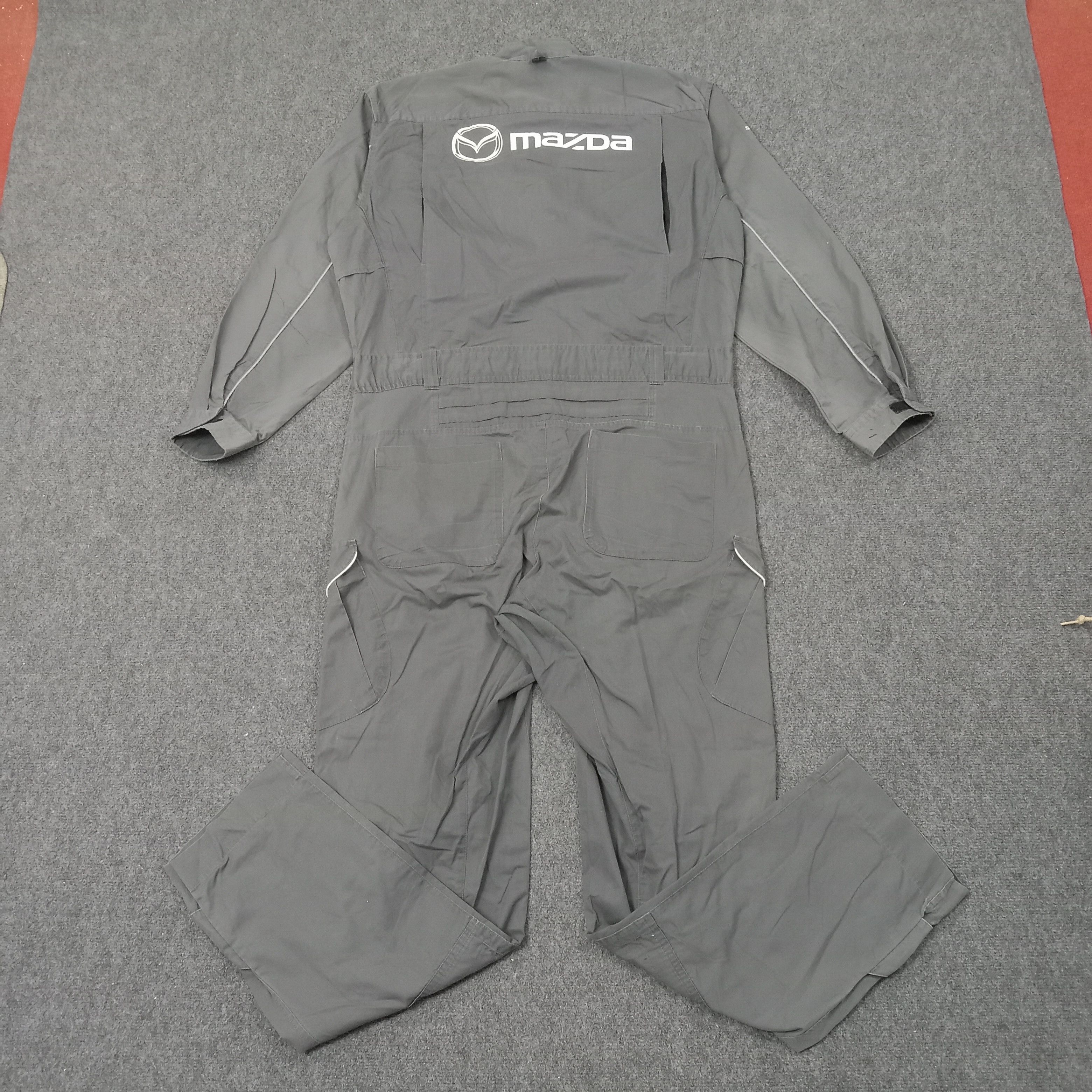 Japanese Brand MAZDA Japanese Motorsports Racing Coverall Jacket C240N6 Size US XL / EU 56 / 4 - 1 Thumbnail