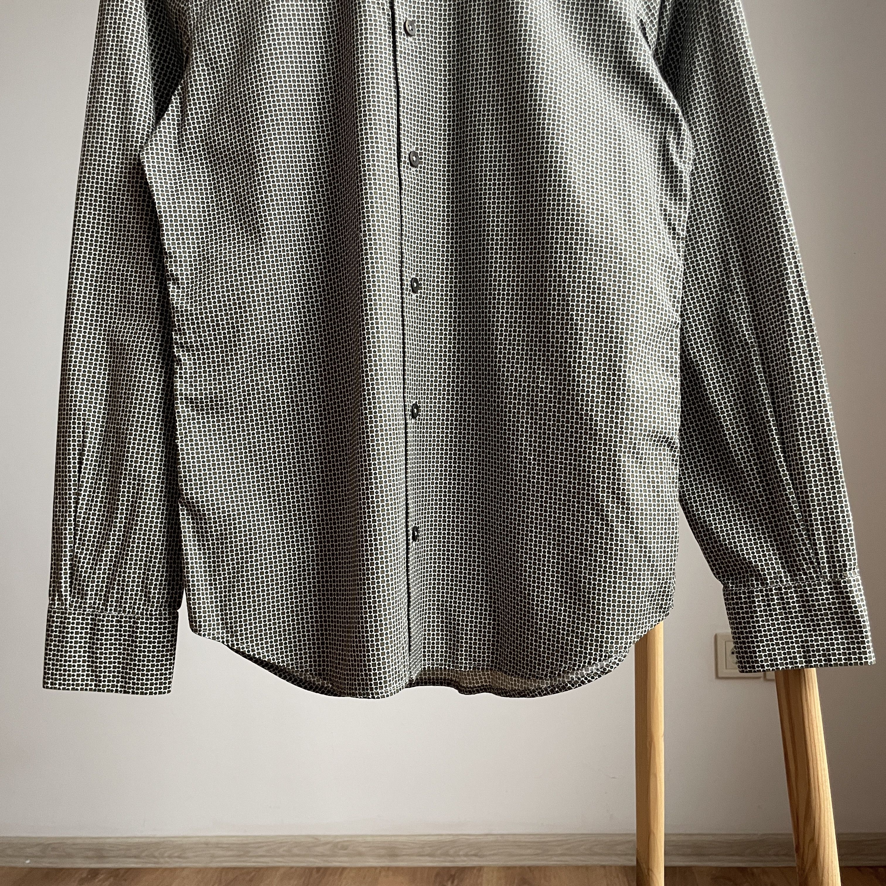 Ermenegildo Zegna Z Zegna Pattern Slim Fit Dress Shirt Size 38 Size US M / EU 48-50 / 2 - 4 Thumbnail