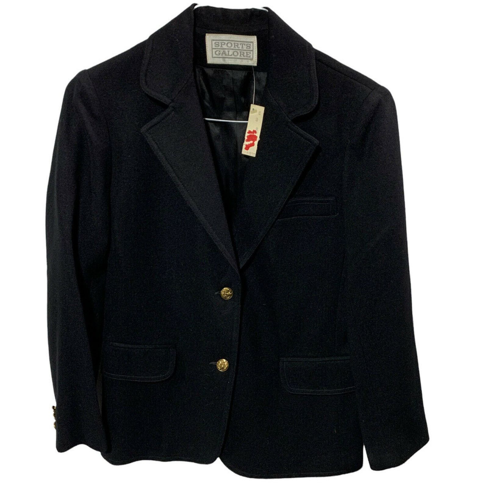 Vintage Sports Galore Vintage Deadstock Long Sleeve Blazer Wool Size L / US 10 / IT 46 - 1 Thumbnail