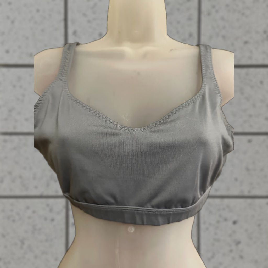 Victoria's Secret VICTORIA'S SECRET SPORT VSX SPORTS BRA Gray M Shirt Womens Size ONE SIZE - 1 Thumbnail