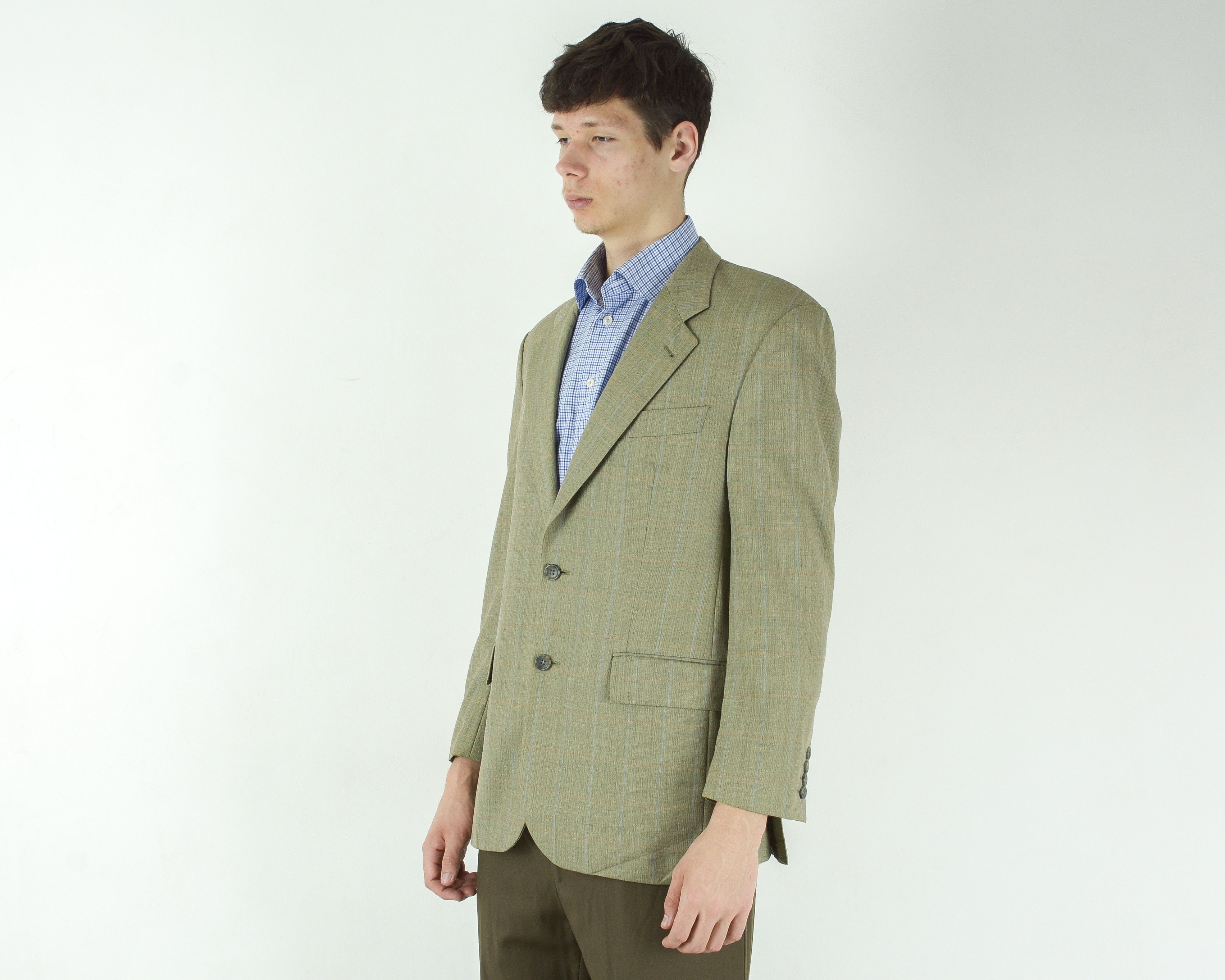 Pierre Cardin Mens Blazer Uk 40 Us Sport Coat Eu 50 Suit Jacket M Wool Size 40R - 3 Thumbnail