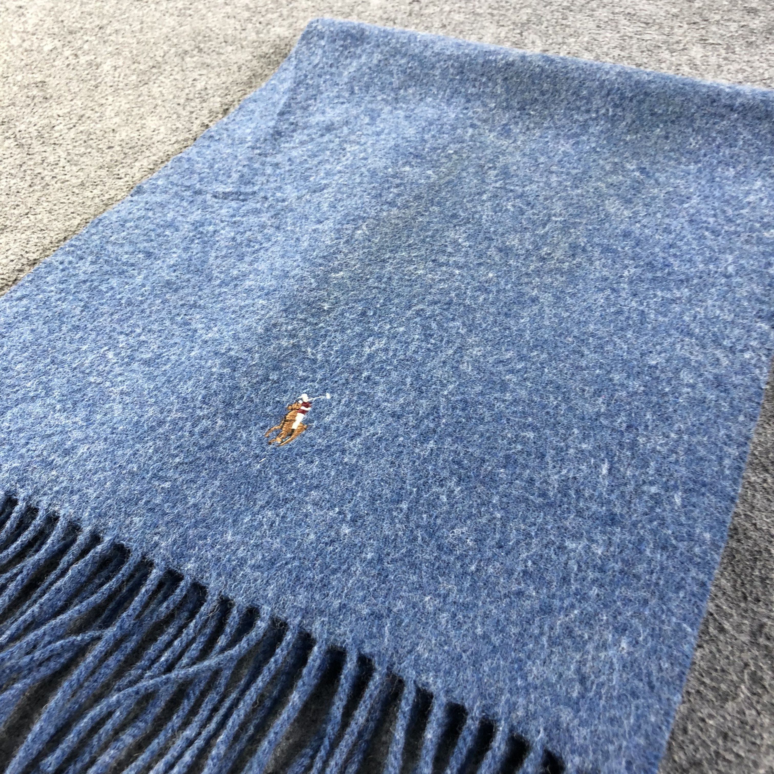 Polo Ralph Lauren Polo Ralph Lauren Wool Scarf Muffler V1065 Size ONE SIZE - 3 Thumbnail