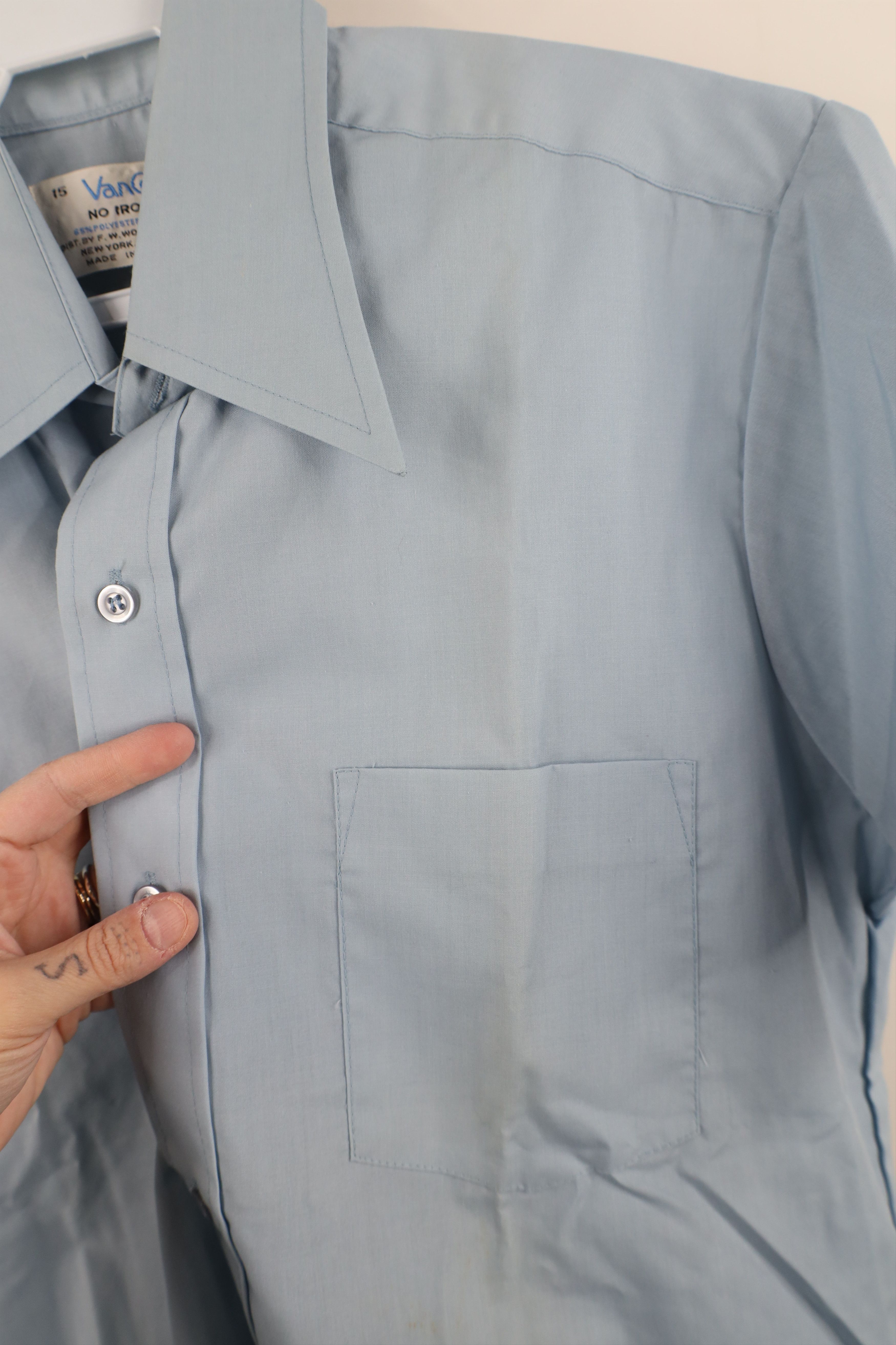 Vintage Vintage 70s Streetwear Collar Short Sleeve Button Shirt Size US M / EU 48-50 / 2 - 4 Thumbnail