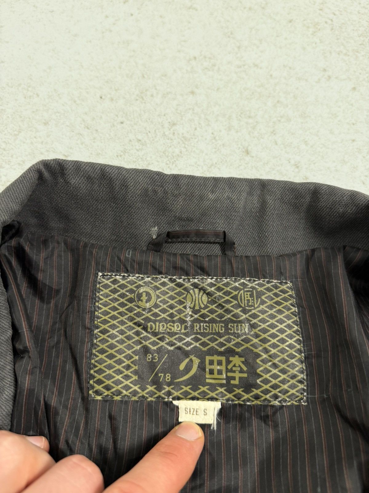 Diesel Vintage Diesel Rising Sun Washed Denim Jacket Size S / US 4 / IT 40 - 8 Thumbnail