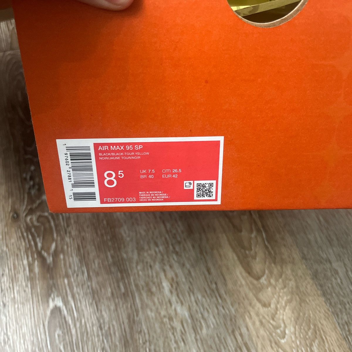 Corteiz × Nike Nike Air Max 95 Corteiz Honey Blacks size 8.5 Size US 8.5 / EU 41-42 - 5 Thumbnail