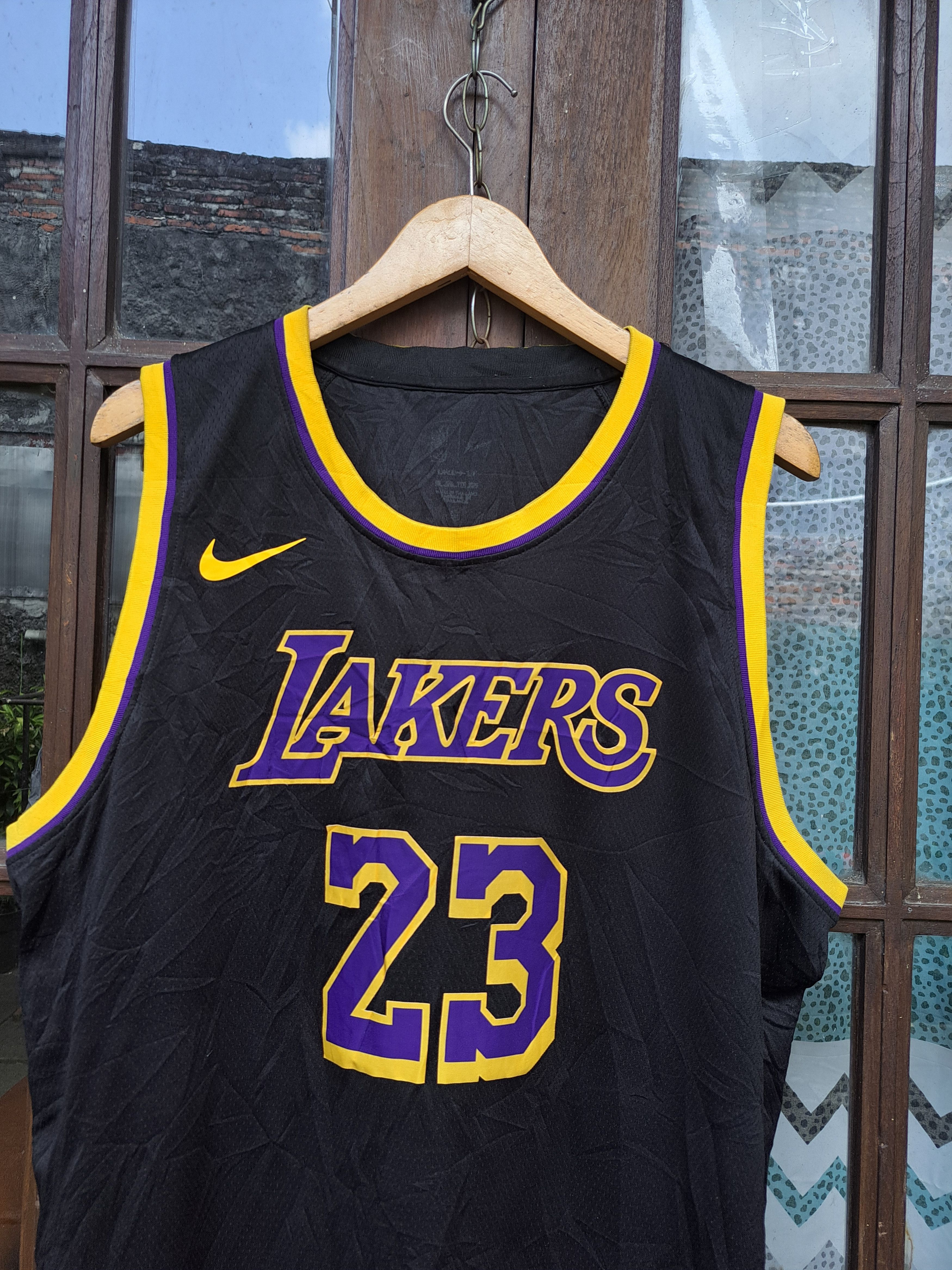 NBA × Nike Jersey Nike NBA LA Lakers Leborn James Earned Edition Size US XXL / EU 58 / 5 - 2 Thumbnail
