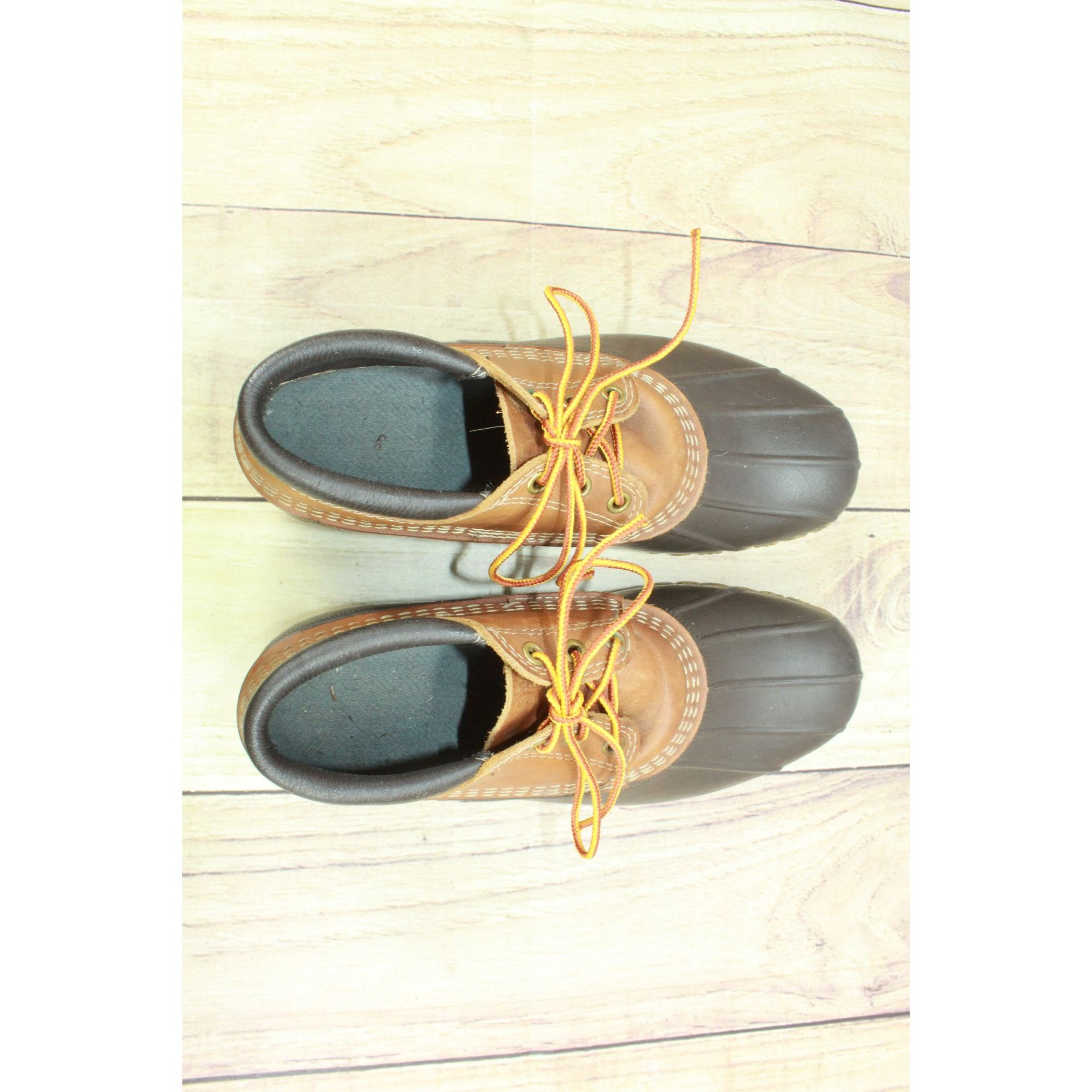 L.L. Bean LL Bean Women’s Leather Padded Collar Gumshoe Duck Boots Size US 8 / IT 38 - 7 Thumbnail
