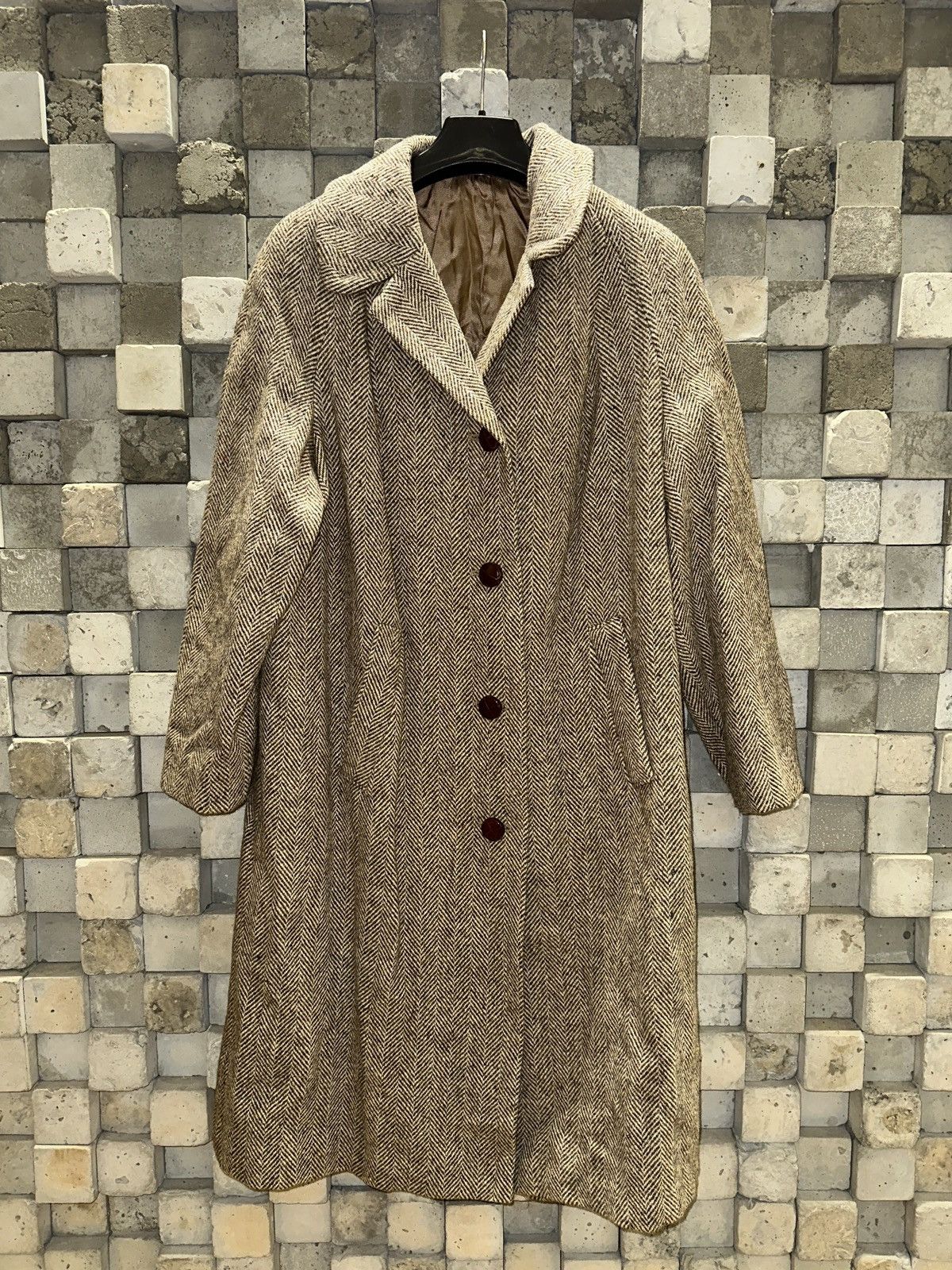 Harris Tweed Harris Tweed Wool Coat Vintage 90s Size S Size US S / EU 44-46 / 1 - 4 Thumbnail