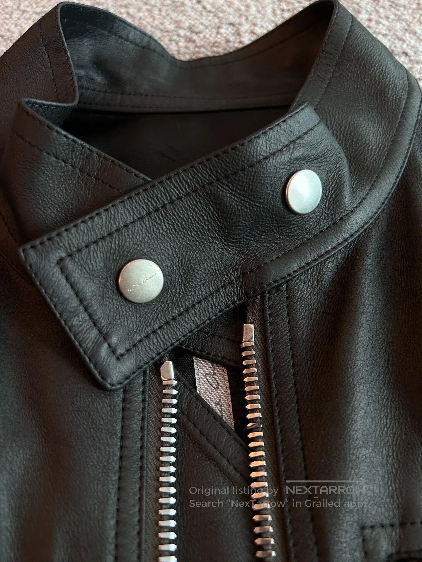 Rick Owens Rick Owens Black Lambskin Leather Jacket. Size US M / EU 48-50 / 2 - 3 Thumbnail