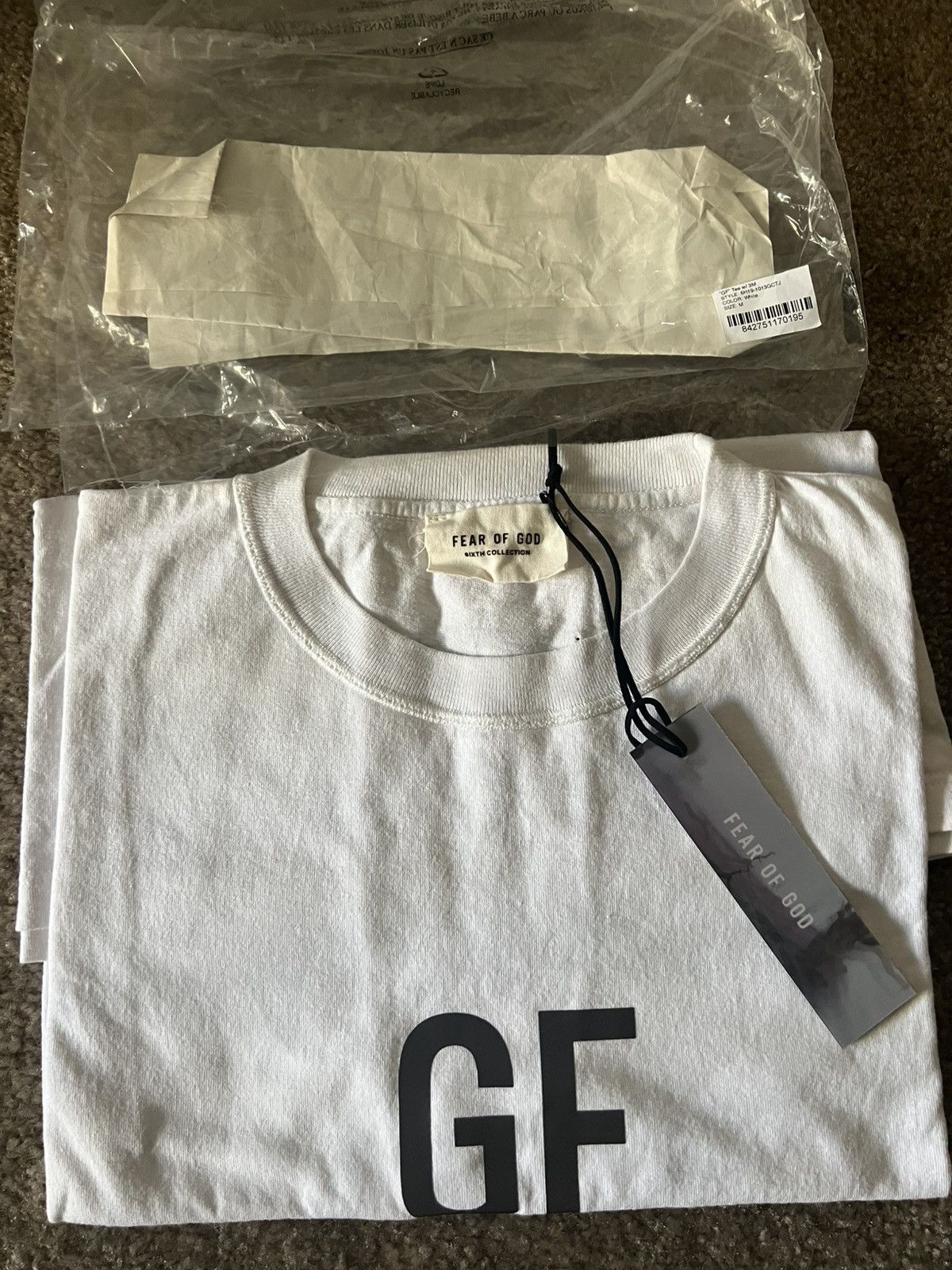 Fear of God Fear of God GF George Floyd Tee Shirt Oversized M Medium T Size US M / EU 48-50 / 2 - 1 Thumbnail
