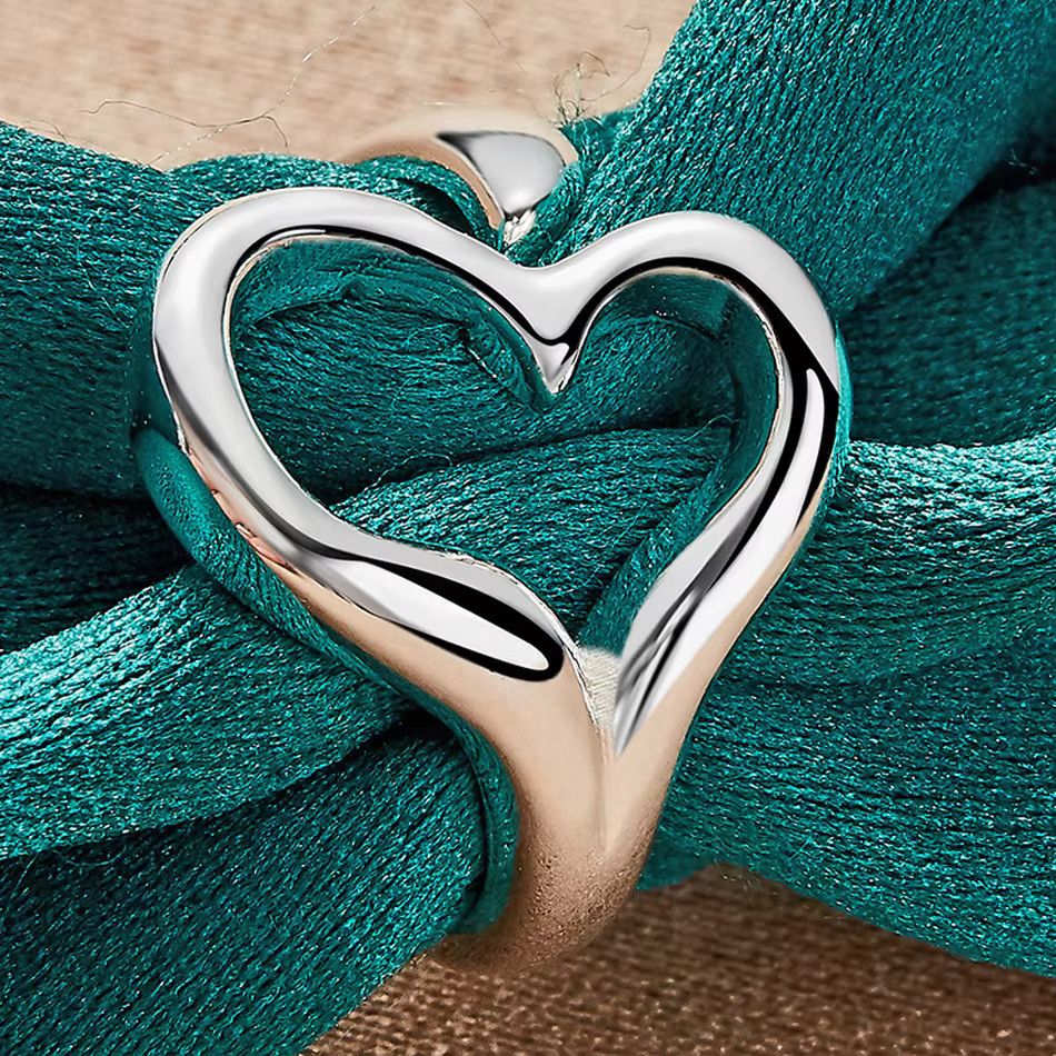 Jewelry Heart Charm Ring Size ONE SIZE - 1 Thumbnail