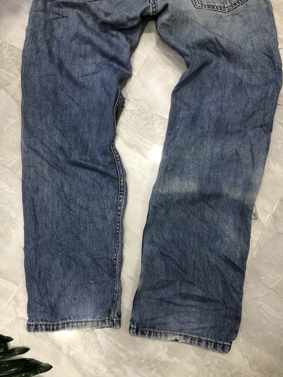 Levi's Vtg. Levi’s 550 Distressed Custom Ripped Jeans - One of One Size US 31 - 13 Thumbnail