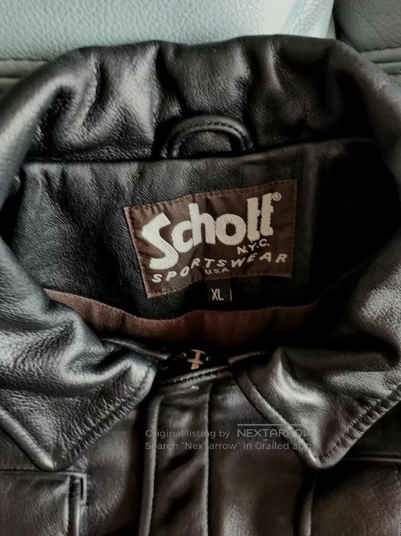 Schott Schott NYC Pure Leather Bomber Jacket Size US L / EU 52-54 / 3 - 6 Thumbnail