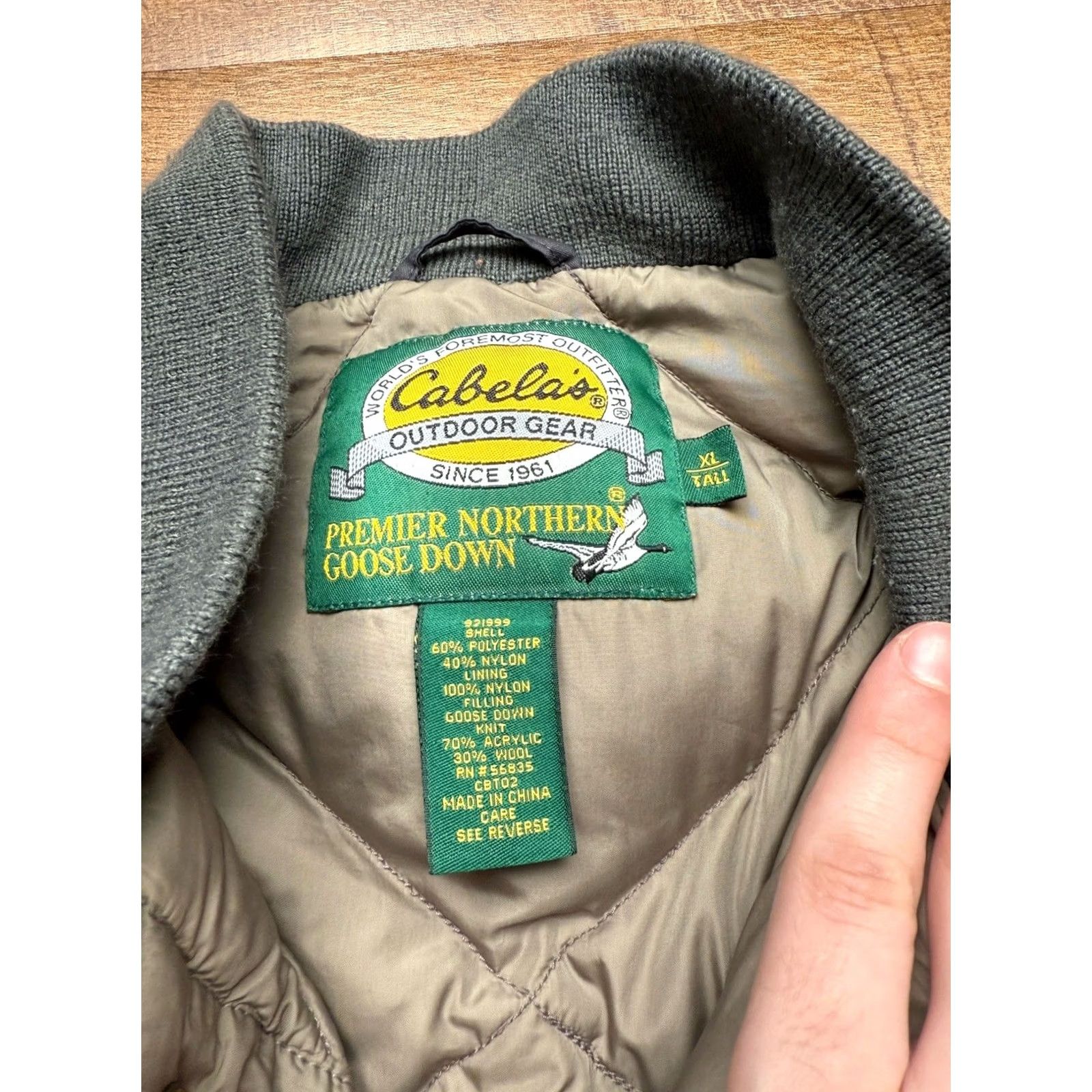 Eddie Bauer VINTAGE Eddie Bauer Vest Down Quilted Full Zip Puffer Mens XL Tall Gray Navy? Size US XL / EU 56 / 4 - 6 Thumbnail